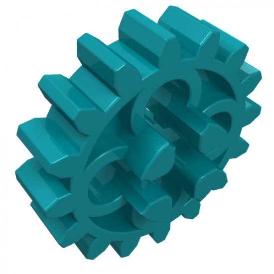 Technic, Gear 16 Tooth (First Version - 4 Round Holes)