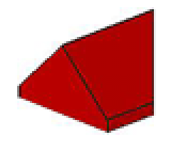 Slope 45 2 x 1 Double / Inverted (Undetermined Underside Type)