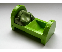 Duplo, Furniture Bed 3 x 5 x 2 1/2 (Little Robots)