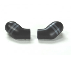 Arm, (Matching Left and Right) Pair with 2 Dark Bluish Gray Stripes Pattern