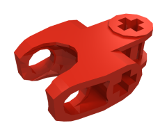 Technic, Connector Axle 2 x 3 with Ball Joint Socket, Closed Sides, Squared Ends