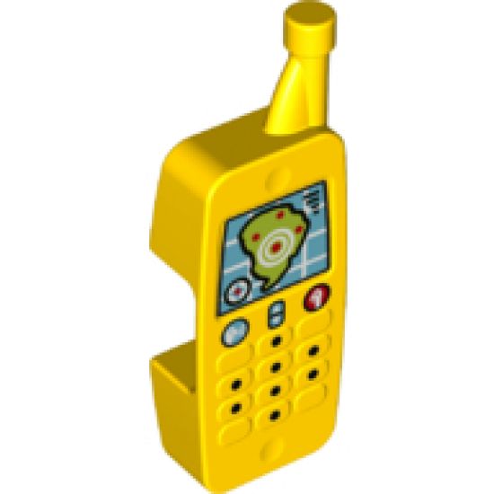 Duplo, Figure Wear & Utensil Telephone, Mobile with Keypad and Map on Display Pattern