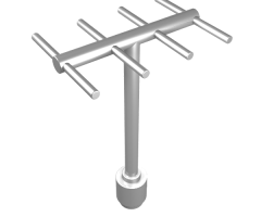 Antenna with Side Spokes