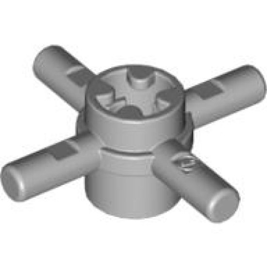 Technic, Connector Axle Hub with 4 Bars and Pin Hole