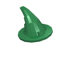 Minifigure, Headgear Hat, Wizard / Witch