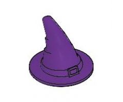 Minifigure, Headgear Hat, Wizard / Witch