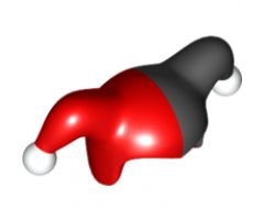 Minifigure, Headgear Jester's Cap with Black Left Side and White Pom Poms Pattern