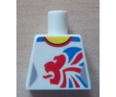 Torso Gymnast Leotard with Large Red and Blue Team GB Logo Pattern