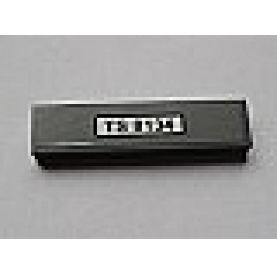 Tile 1 x 4 with 'TS 8134' Pattern (Sticker) - Set 8134