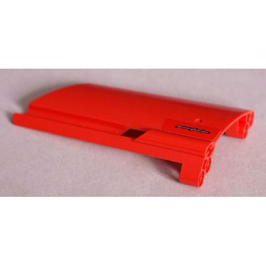 Technic, Panel Fairing #20 Large Long, Small Hole, Side A with 'pininfarina' Pattern (Sticker) - Set 8653