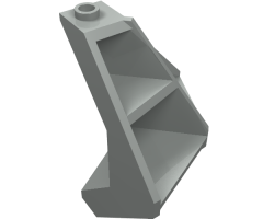 Panel 4 x 4 x 6 Corner Convex Ribbed