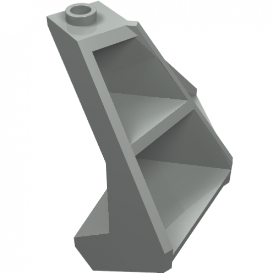 Panel 4 x 4 x 6 Corner Convex Ribbed