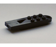 Electric, Train 4.5V Whistle Thin with Black Base