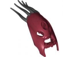 Bionicle Head, Barraki Kalmah, Marbled Black Pattern