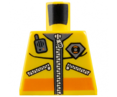 Torso Coast Guard City Logo, Zippers and Radio Pattern
