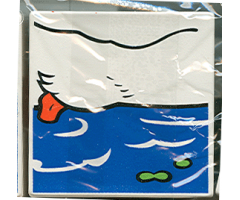 Duplo, Tile 2 x 2 x 1 with Duck Mosaic Picture 05 Pattern (Set 1078)