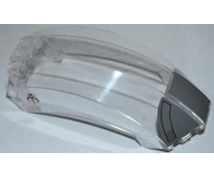 Windscreen 12 x 6 x 6 Curved with Mandalorian Skull and SW Slave I Pattern (Stickers) - Set 8097