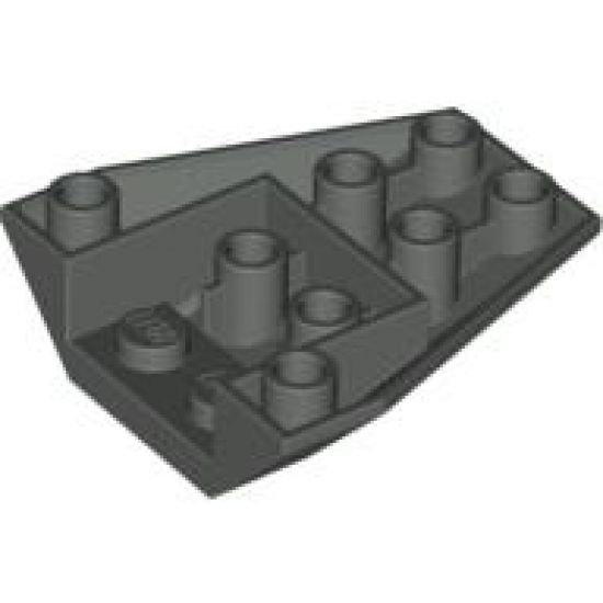 Wedge 4 x 4 Triple Inverted with Connections between 2 Studs