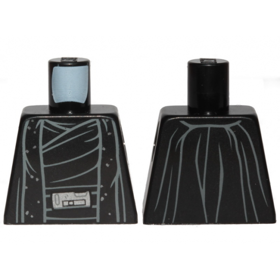 Torso SW Robe, Silver Dots and Buckle Pattern