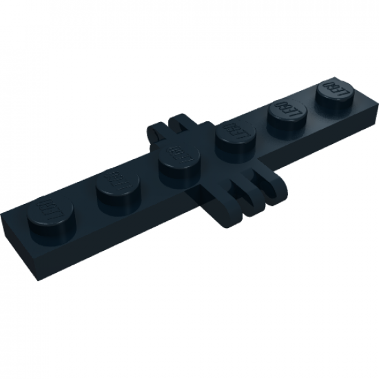 Hinge Plate 1 x 6 with 2 and 3 Fingers On Sides