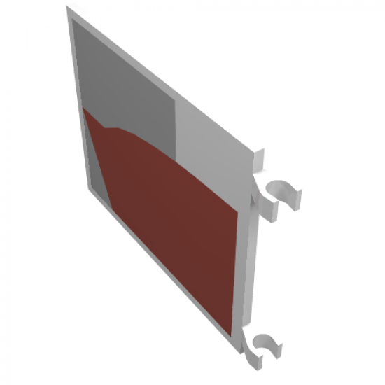 Flag 6 x 4 with Jedi Starfighter Pattern
