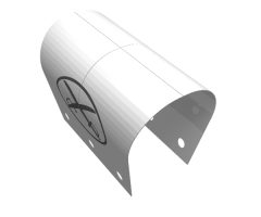 Cloth Vehicle Roof Wagon with Oval and Two Crossed Cutlasses Pattern