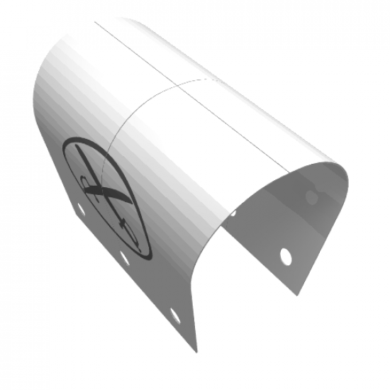 Cloth Vehicle Roof Wagon with Oval and Two Crossed Cutlasses Pattern