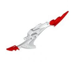 Bionicle Weapon Shark Tooth Blade with Marbled Red Tips Pattern