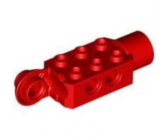 Technic, Brick Modified 2 x 3 with Pin Holes, Rotation Joint Ball Half (Vertical Side), Rotation Joint Socket