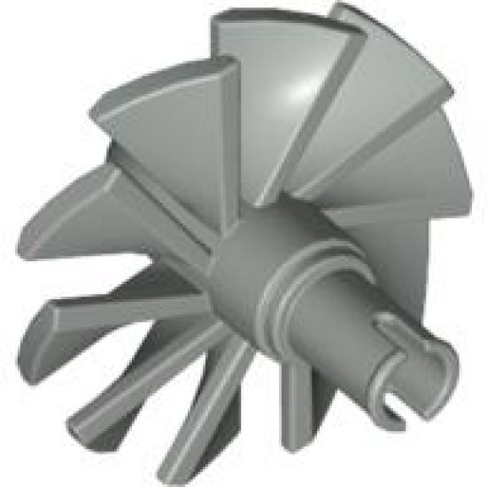Aircraft Engine Large, Center, 10 Blades