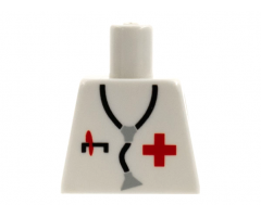 Torso Hospital Red Cross Shirt and Stethoscope Pattern, Inside with Ribs (Reissue)