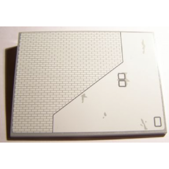 Slope 10 6 x 8 with SW Red Five X-wing Starfighter Lower Left Wing Panel Pattern (Sticker) - Set 10240
