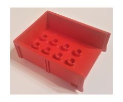Duplo, Vehicle Trailer Bed with 8 Studs without Back Sill