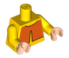 Torso Avatar Orange Overshirt Pattern / Yellow Arms / Light Nougat Hands