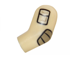 Arm, Left with Ghostbusters Pocket and Elbow Patch Pattern