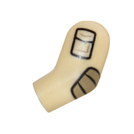 Arm, Left with Ghostbusters Pocket and Elbow Patch Pattern