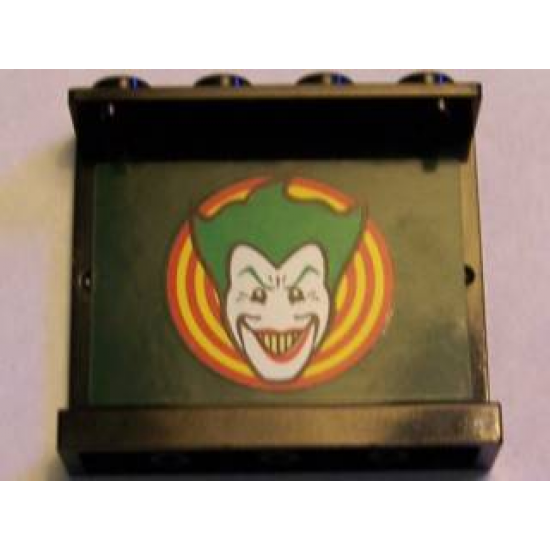 Panel 1 x 4 x 3 with Joker Face Pattern on Inside (Sticker) - Set 7782