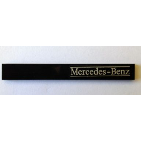 Tile 1 x 8 with 'Mercedes-Benz' Pattern Right (Sticker) - Set 8110