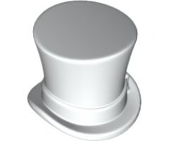 Minifigure, Headgear Hat, Top Hat with Ribbon