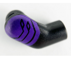 Arm, Right with Dark Purple Plated Shoulder Armor Pattern