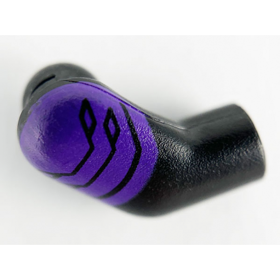 Arm, Right with Dark Purple Plated Shoulder Armor Pattern