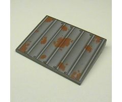 Slope 10 6 x 8 with Rusting Sheet Metal Roof Pattern