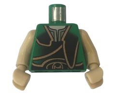 Torso SW Gungan Gold Trim Pattern / Tan Arms / Tan Hands