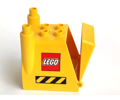 Duplo, Vehicle Truck Construction Vehicle Back with Opening Hatch