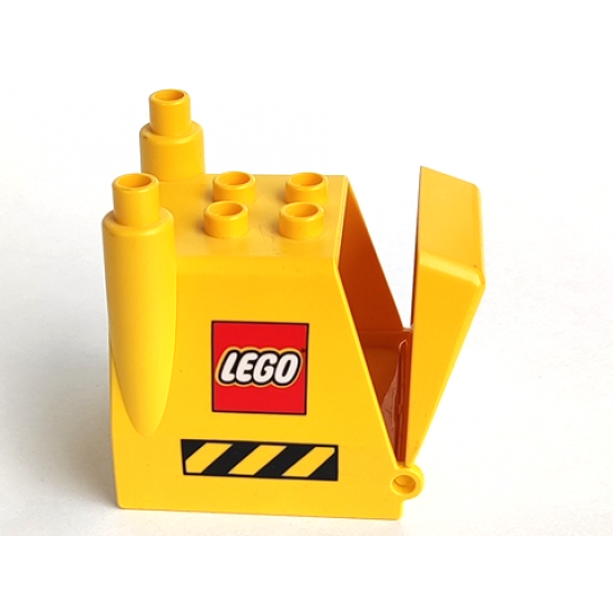 Duplo, Vehicle Truck Construction Vehicle Back with Opening Hatch