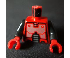 Torso Space Robot Pattern (Spyrius) / Black Arms / Red Hands