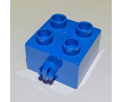 Duplo, Brick 2 x 2 with Pin on Side