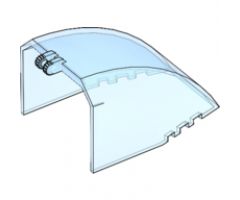 Windscreen 8 x 6 x 4 Canopy with Hinge