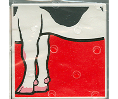 Duplo, Tile 2 x 2 x 1 with Cow Mosaic Picture 17 Pattern (Set 1078)