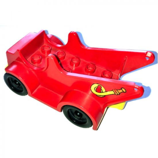 Duplo, Vehicle Fire Pumper With Hose Pattern